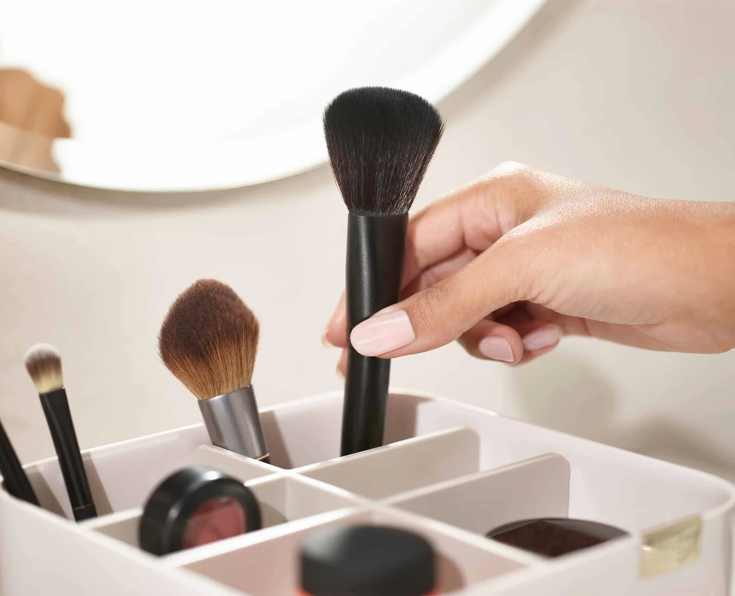 Viva Cosmetic Organiser with Drawer - Shell