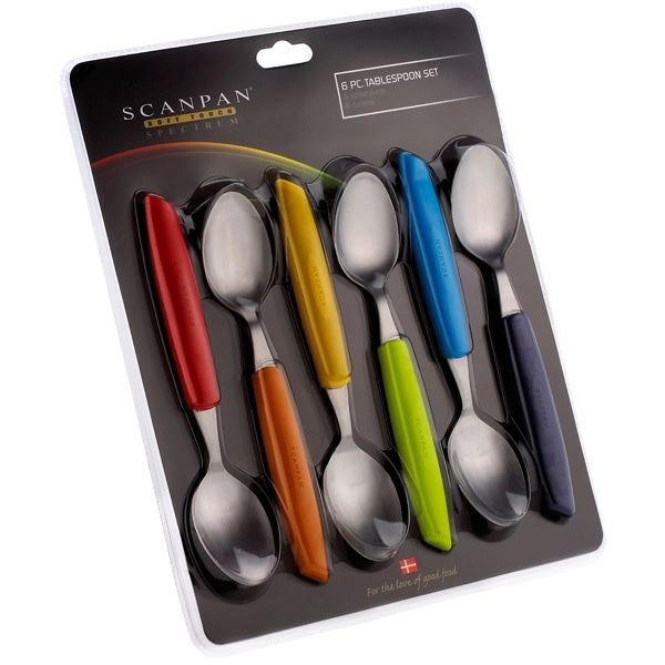 Spectuler Spoon Spectrum - Tablespoon Set (6 Colors) – Garden Barn, Inc. Housewares