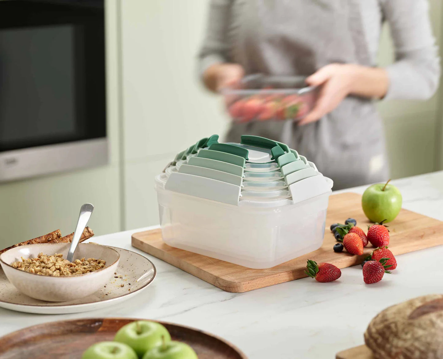 Nest Lock 5-Piece Container Set Editions - Sage