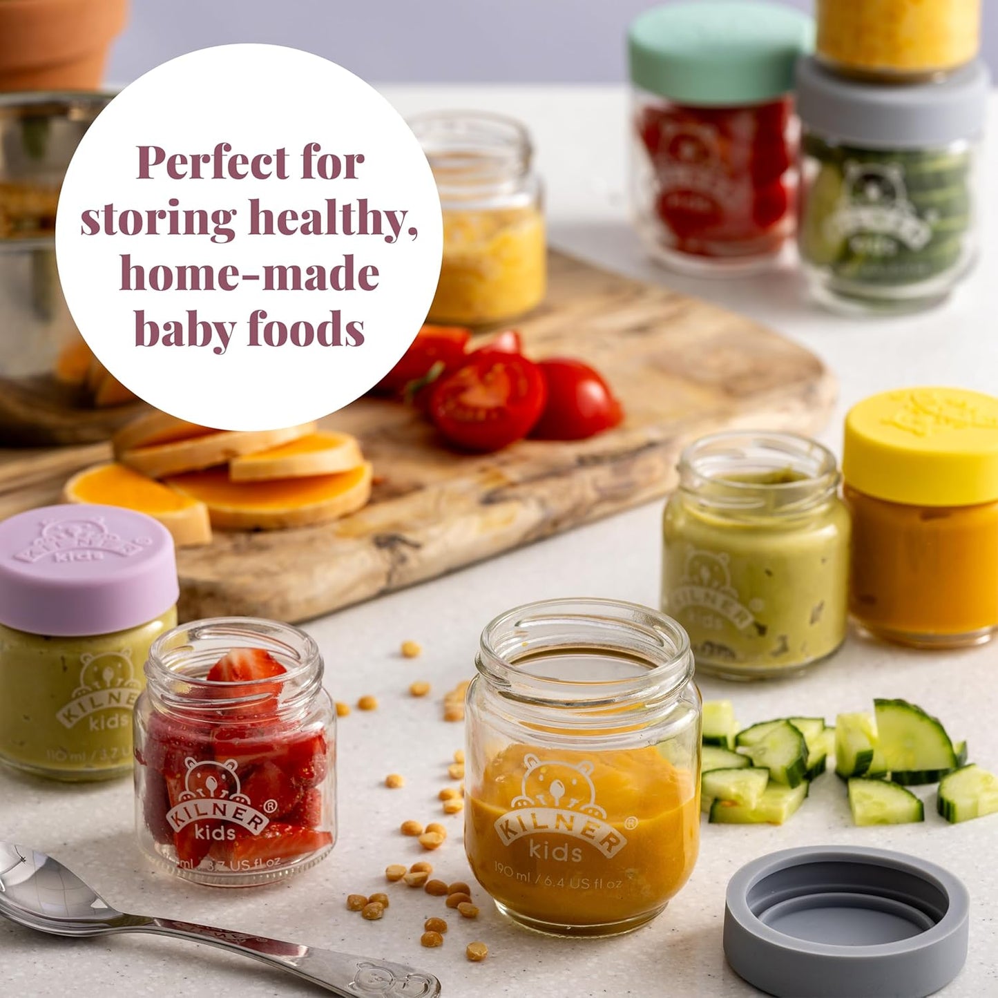 Kids Jars (Set of 6), 190mL
