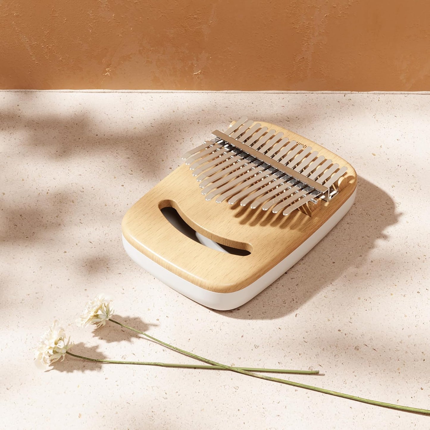 Strumba Kalimba - White/Natural