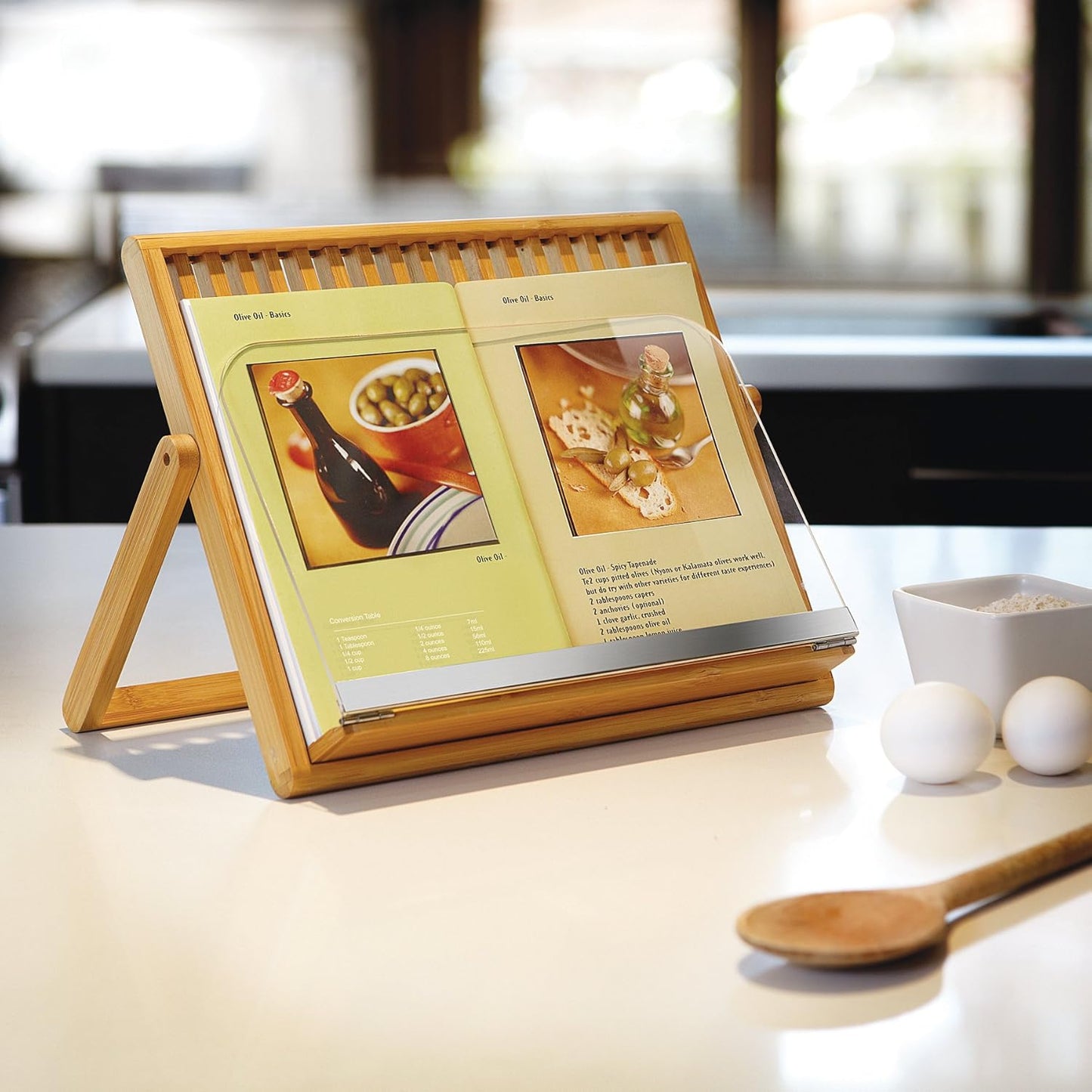 Cook-A-Boo Cookbook Holder - Natural