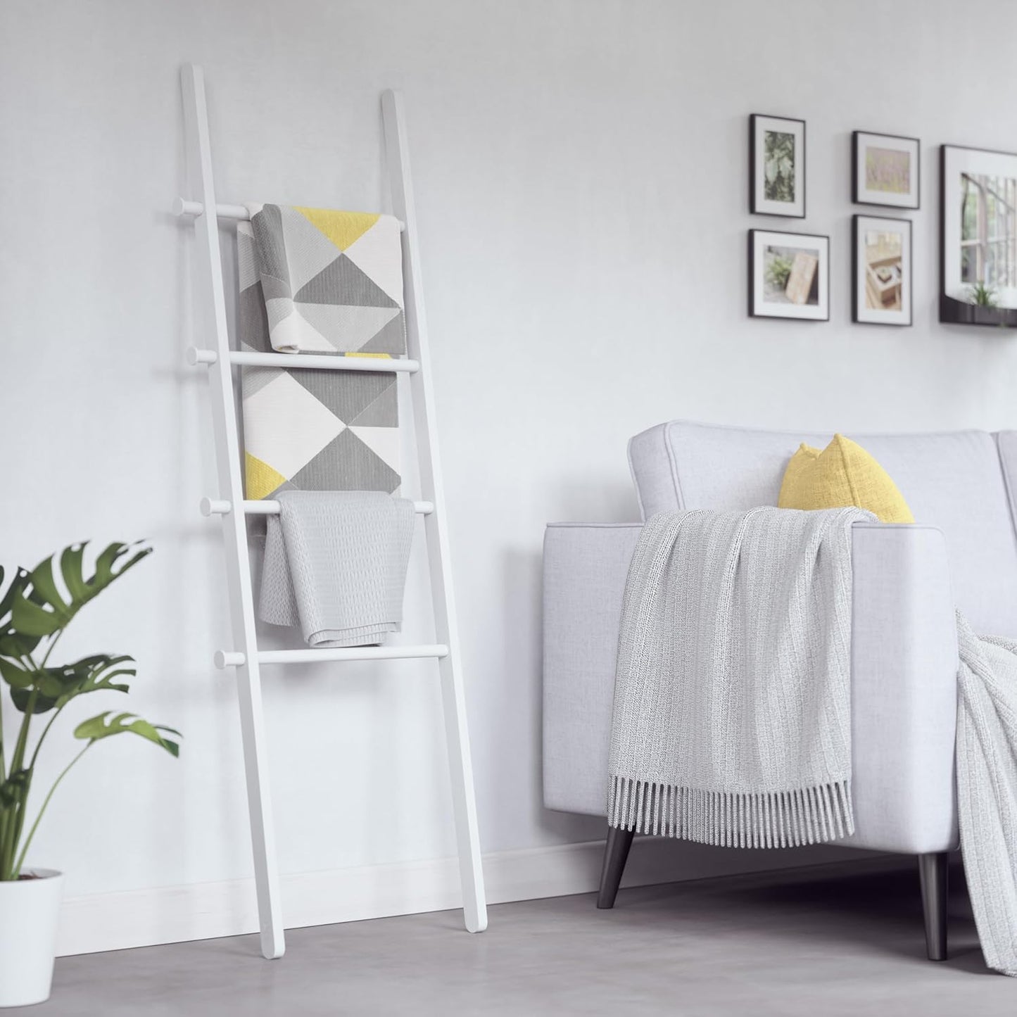 Leana Ladder (Knock Down) - White