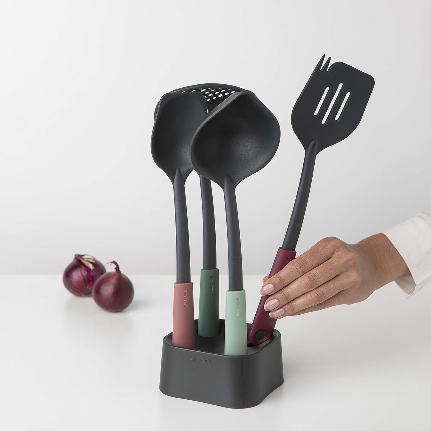 [CLEARANCE - Brabantia] Tasty+ Kitchen Utensils Set