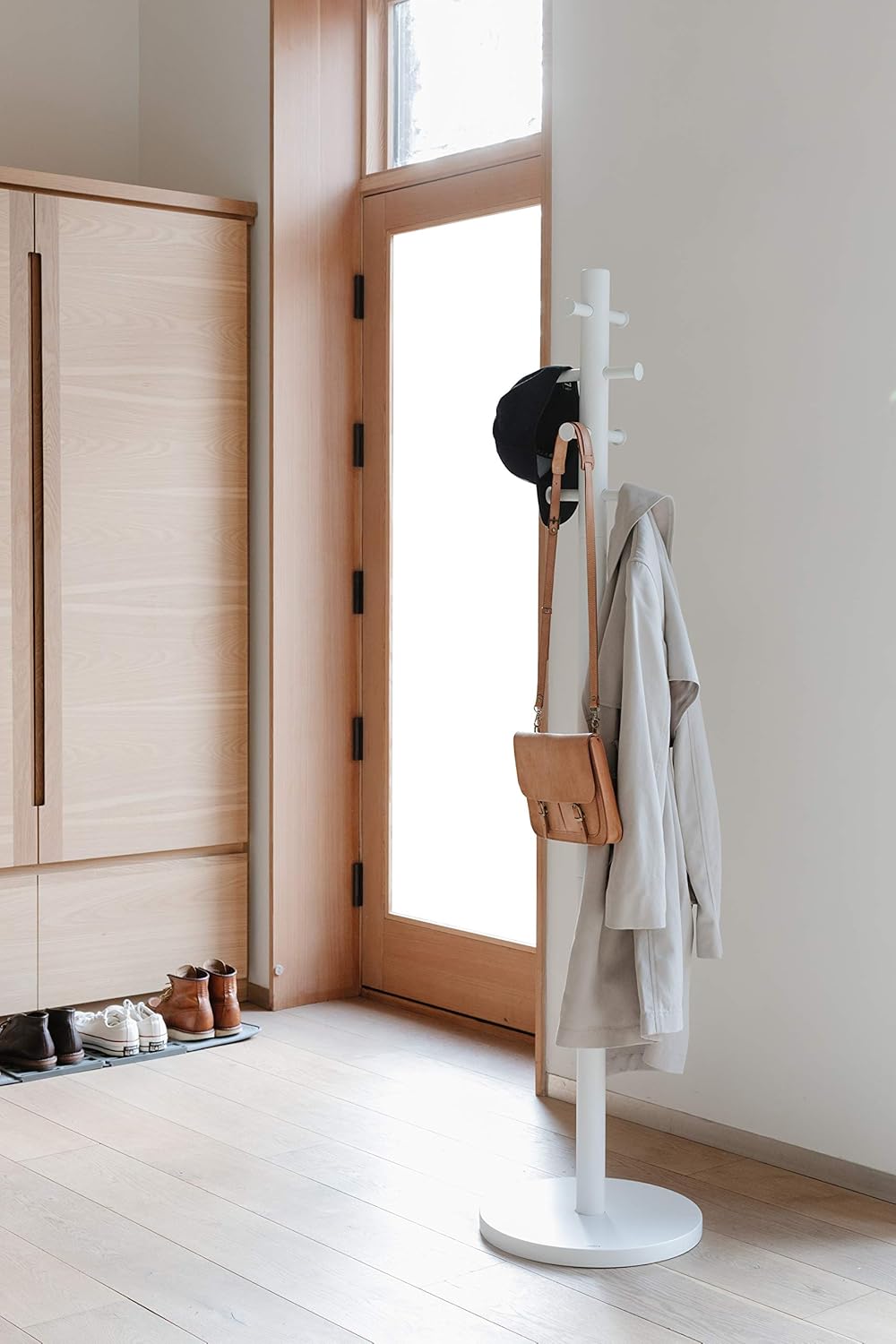 Pillar Coat Rack - White