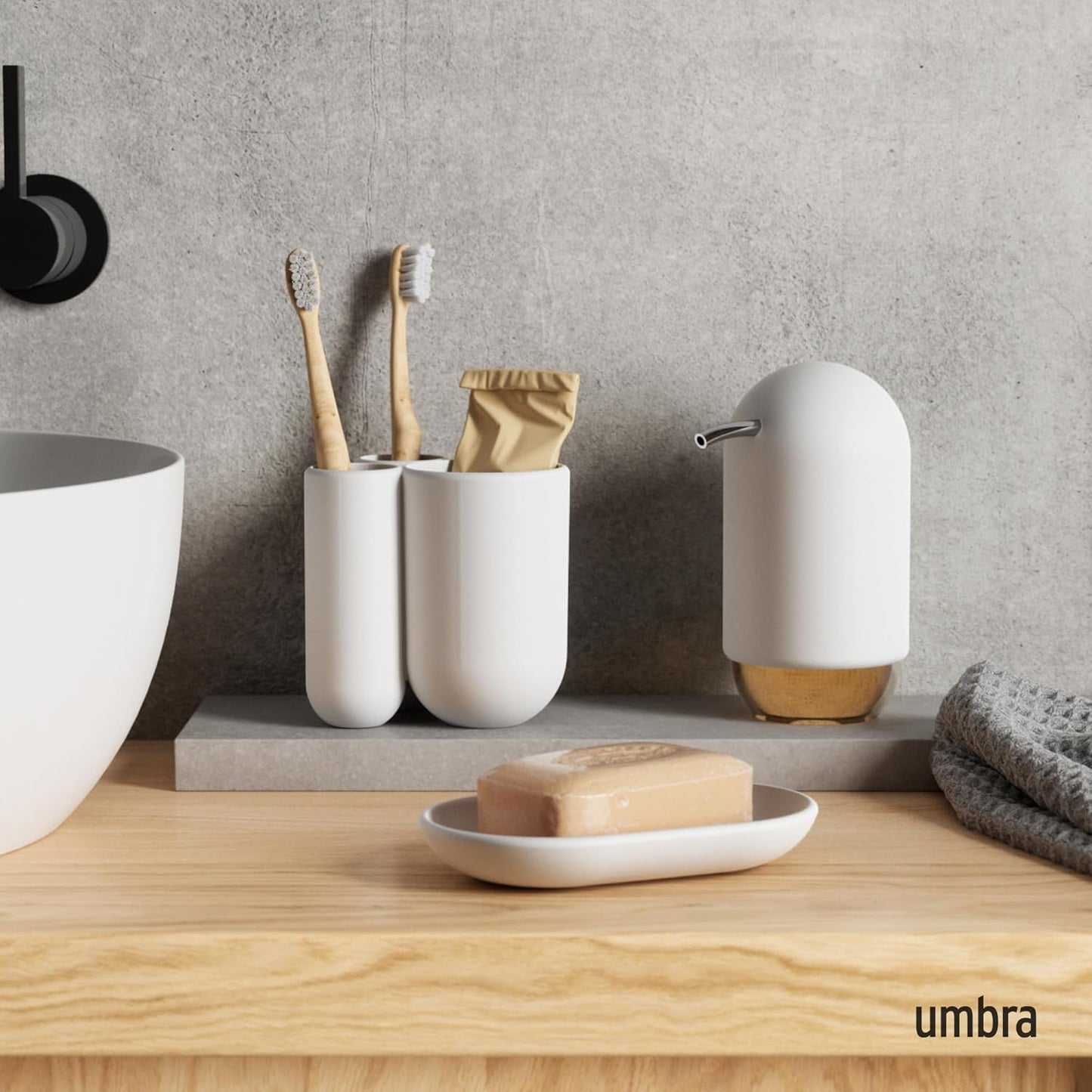 Touch Soap Pump - White