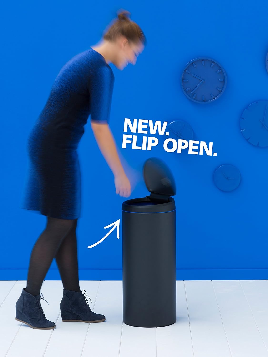Flipbin 30 Litre - Anthacite/Dark Grey Lid