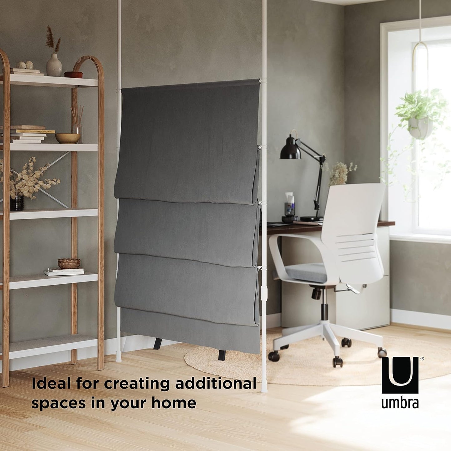 Anywhere Room Divider - Charcoal