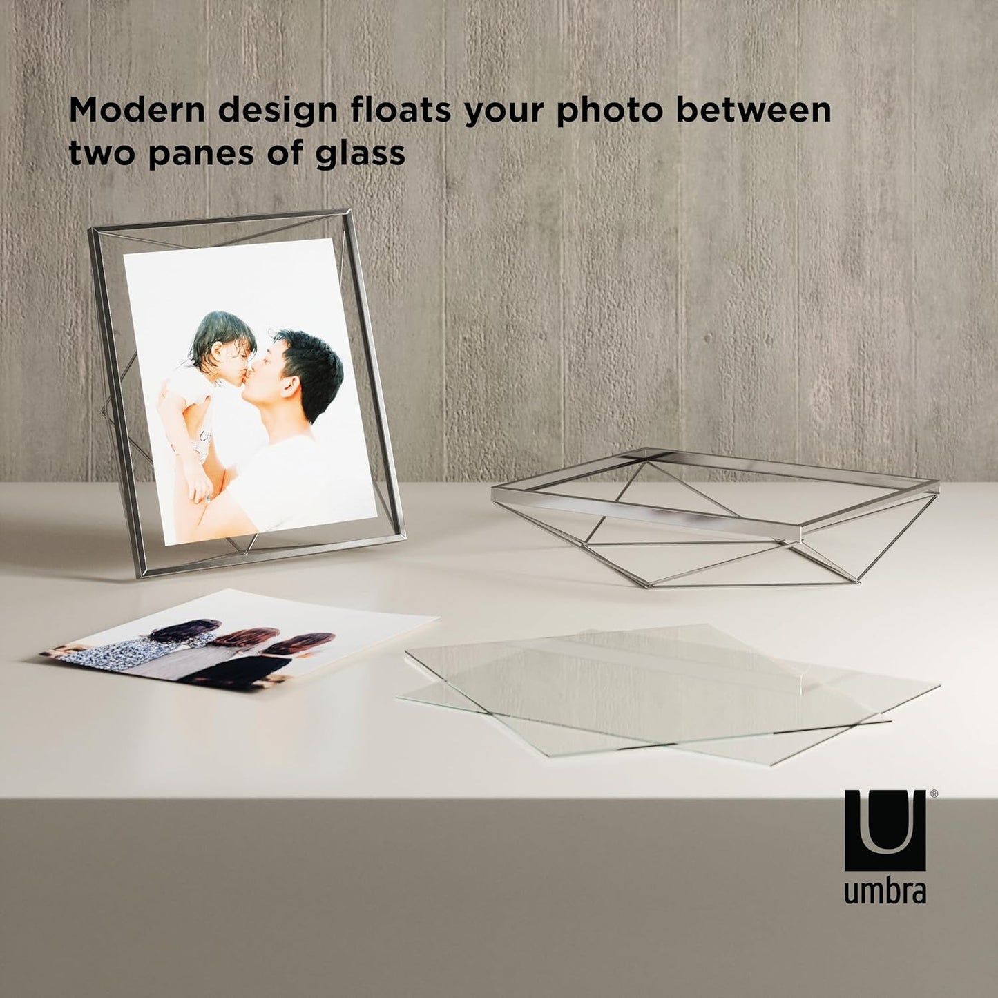 Prisma Picture Frame 8" x 10" - Chrome