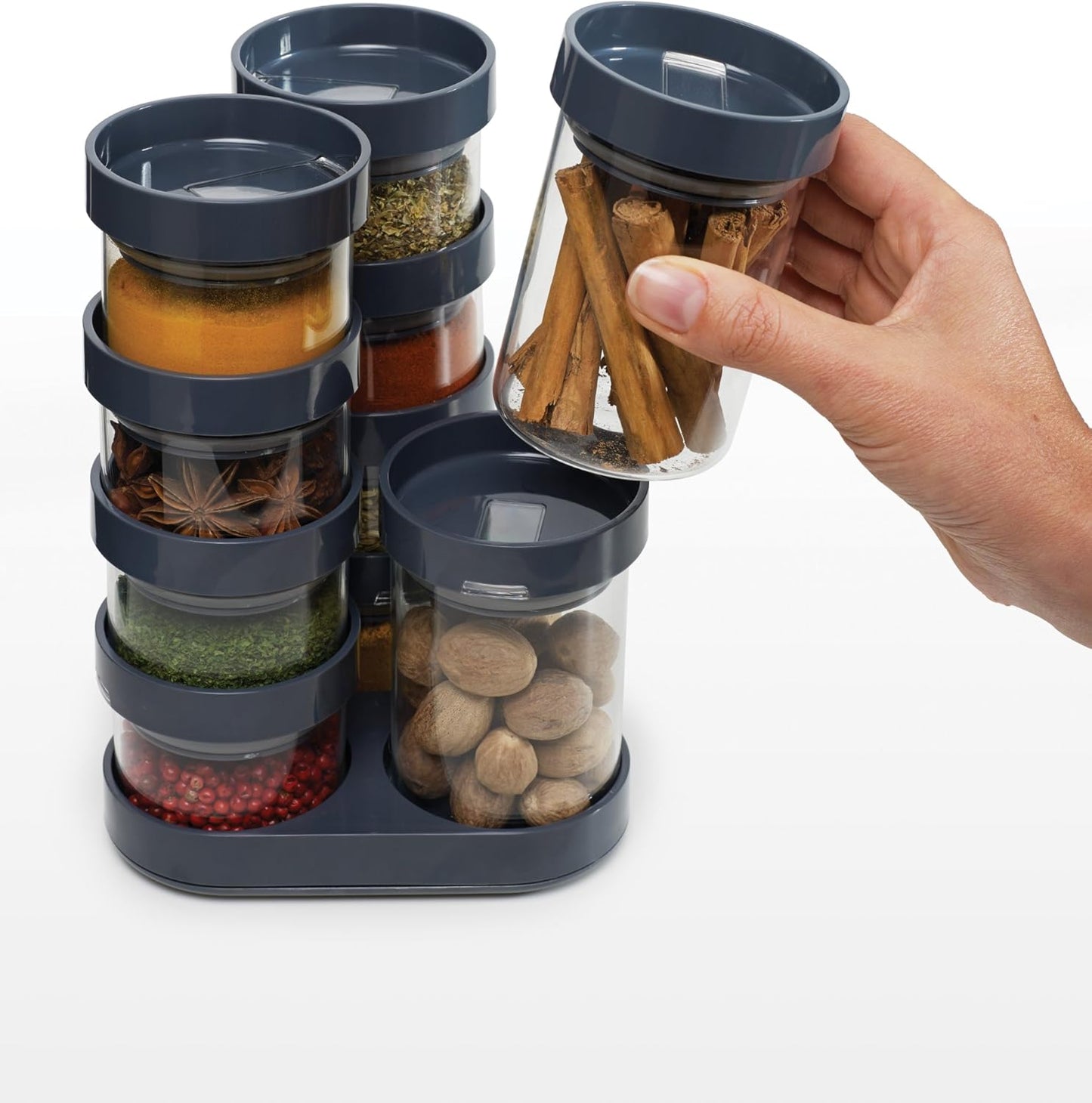 Spice Storage Carousel - Grey
