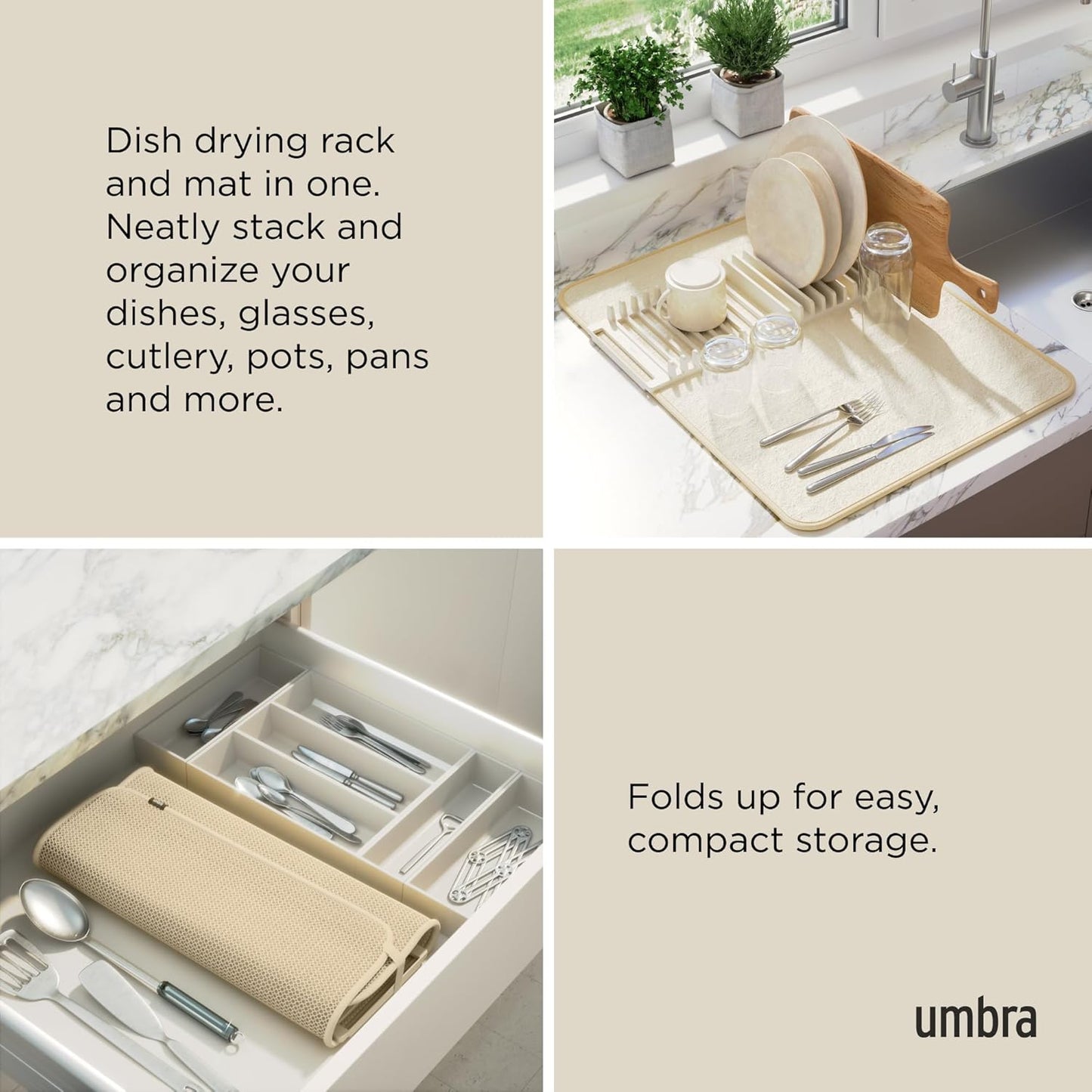 Udry Drying Rack Mat - Linen