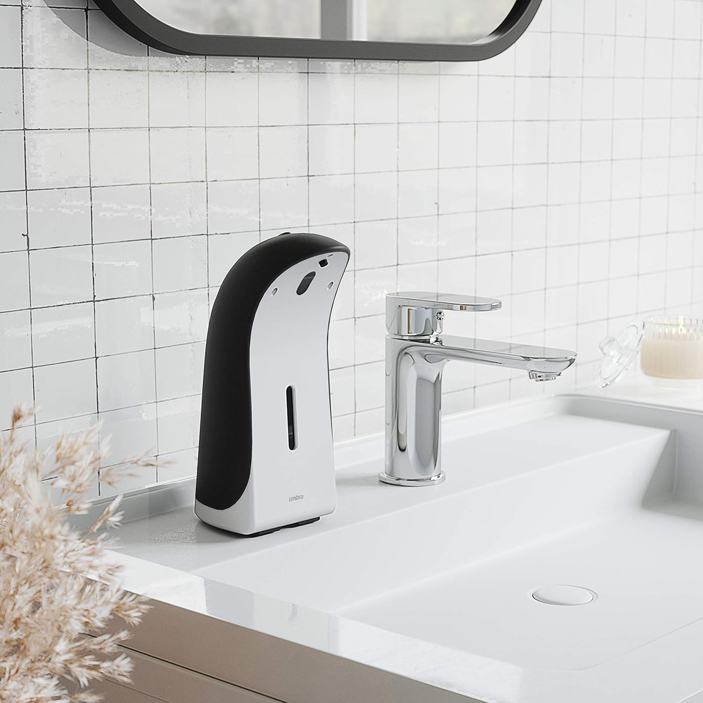 Emperor Auto Soap Dispenser (355mL) - Black/White