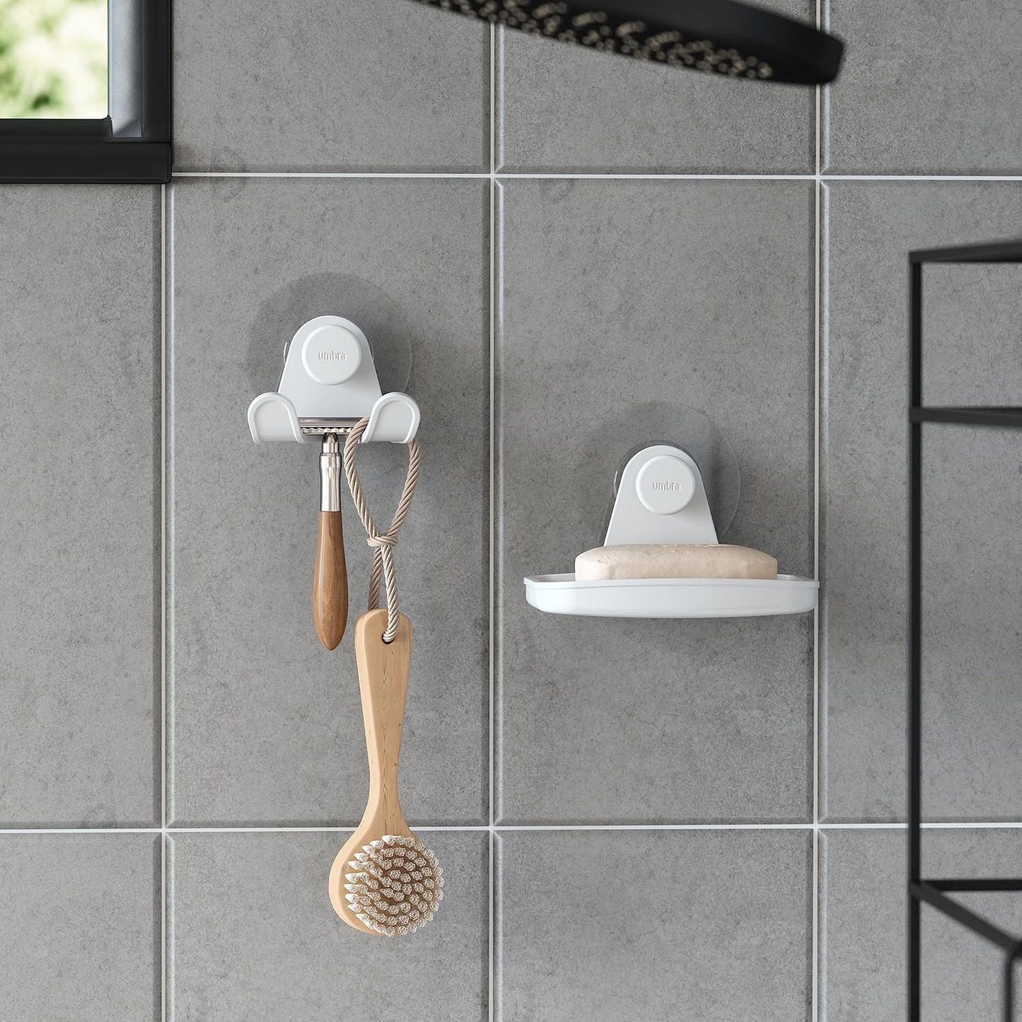 Flex Adhesive Soap Dish - White