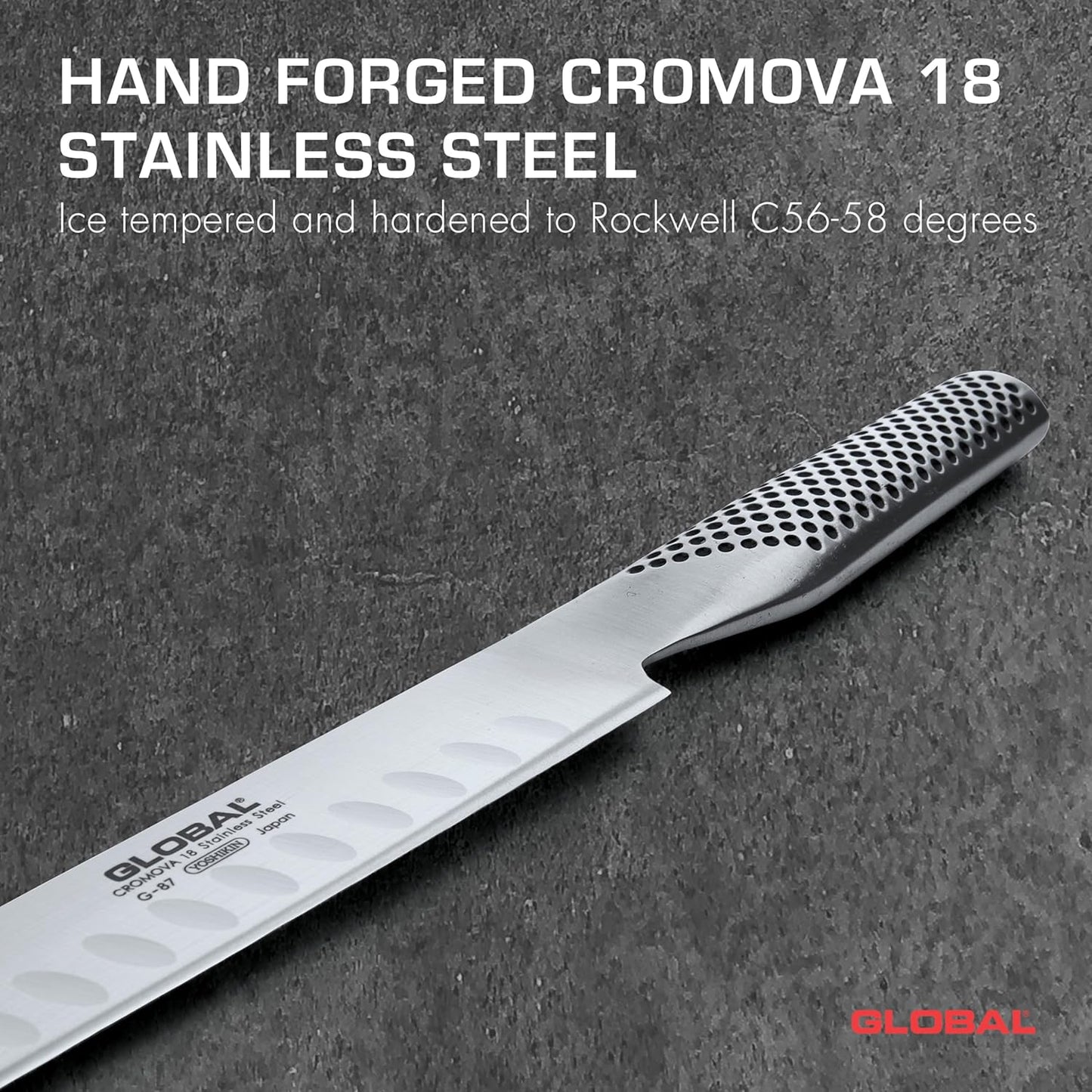 Ham/Salmon Knife (Fluted) - 27cm (G-87)