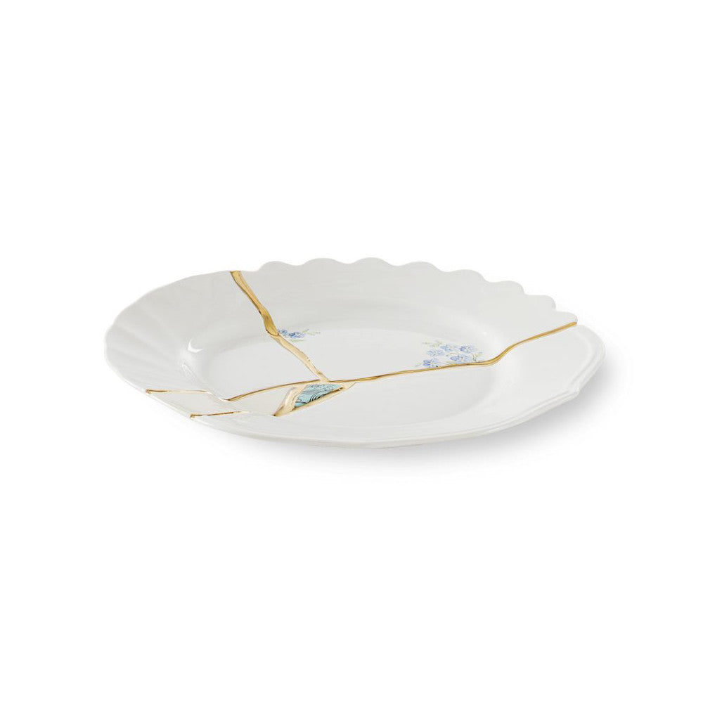 Kintsugi Dessert Plate in Porcelain - N°3