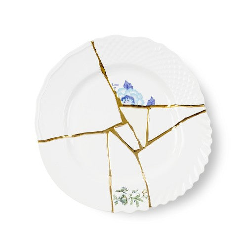 Kintsugi Dinner Plate in Porcelain - N°3