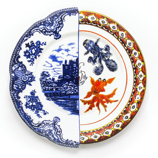 Hybrid Dinner Plate in Porcelain - Isaura