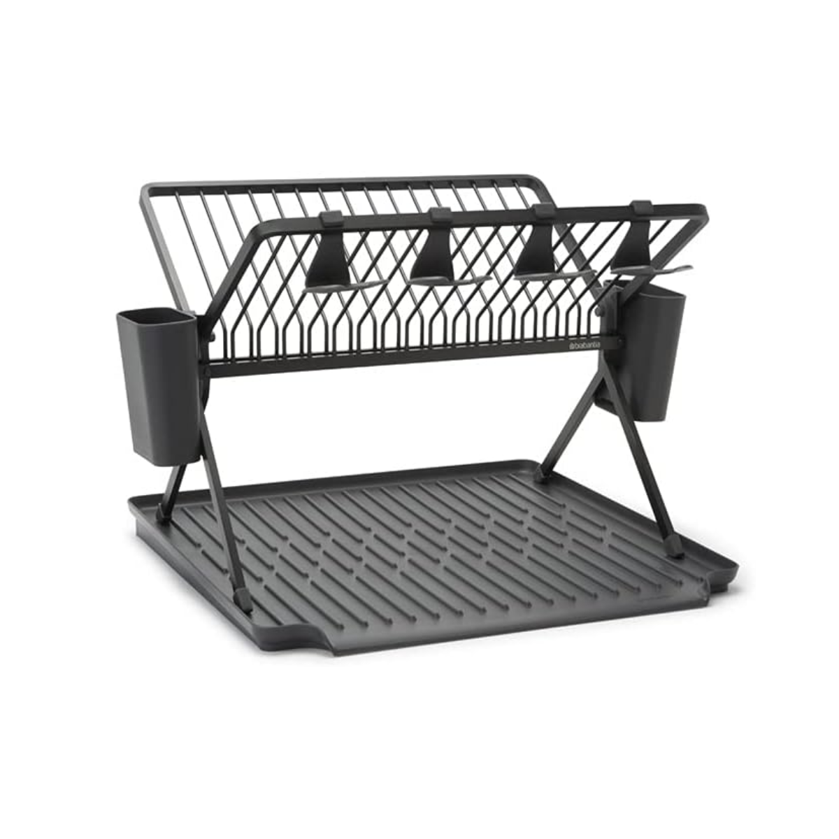Foldable Dish Drying Rack (Large) - Dark Grey