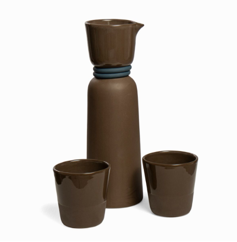 Hot/Cold Carafe Set - Clay