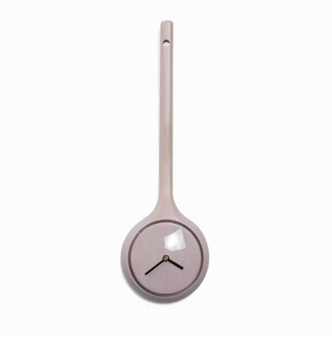 Spoon Clock - Pink