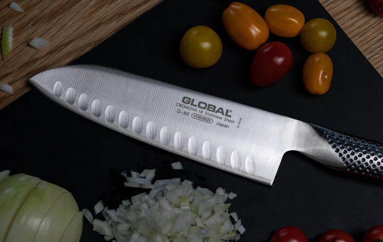 Santoku Knife (Fluted) - 18cm (G-80)