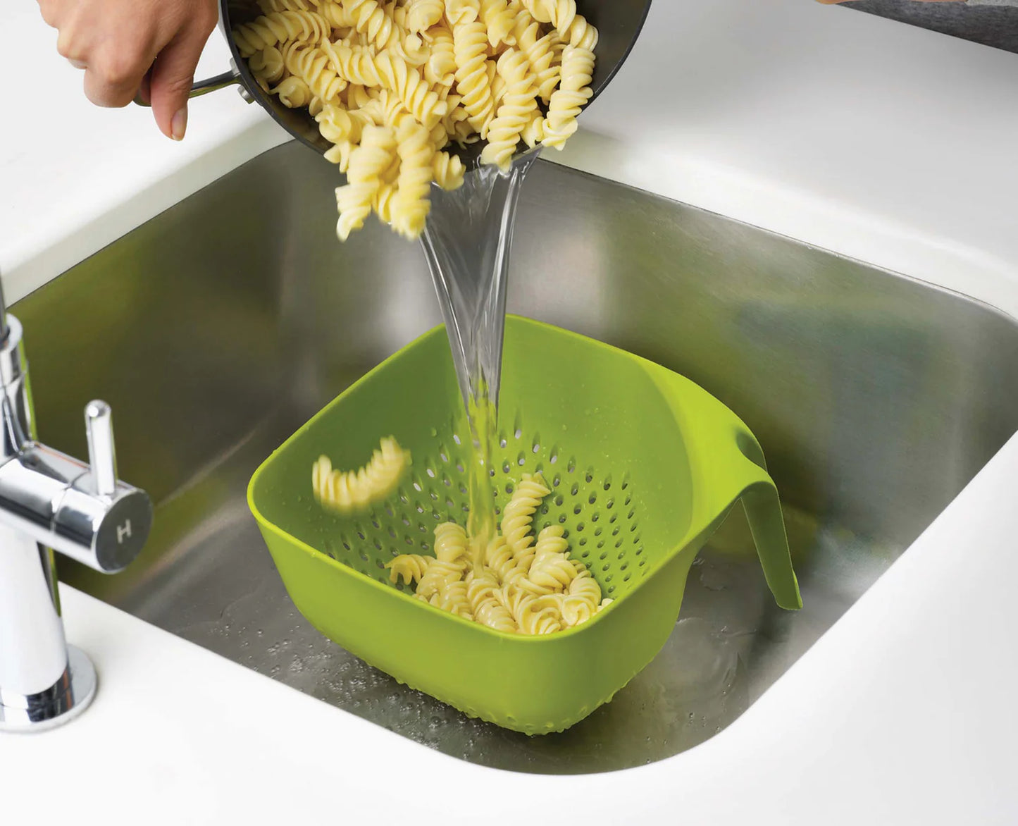 Square Colander - Green