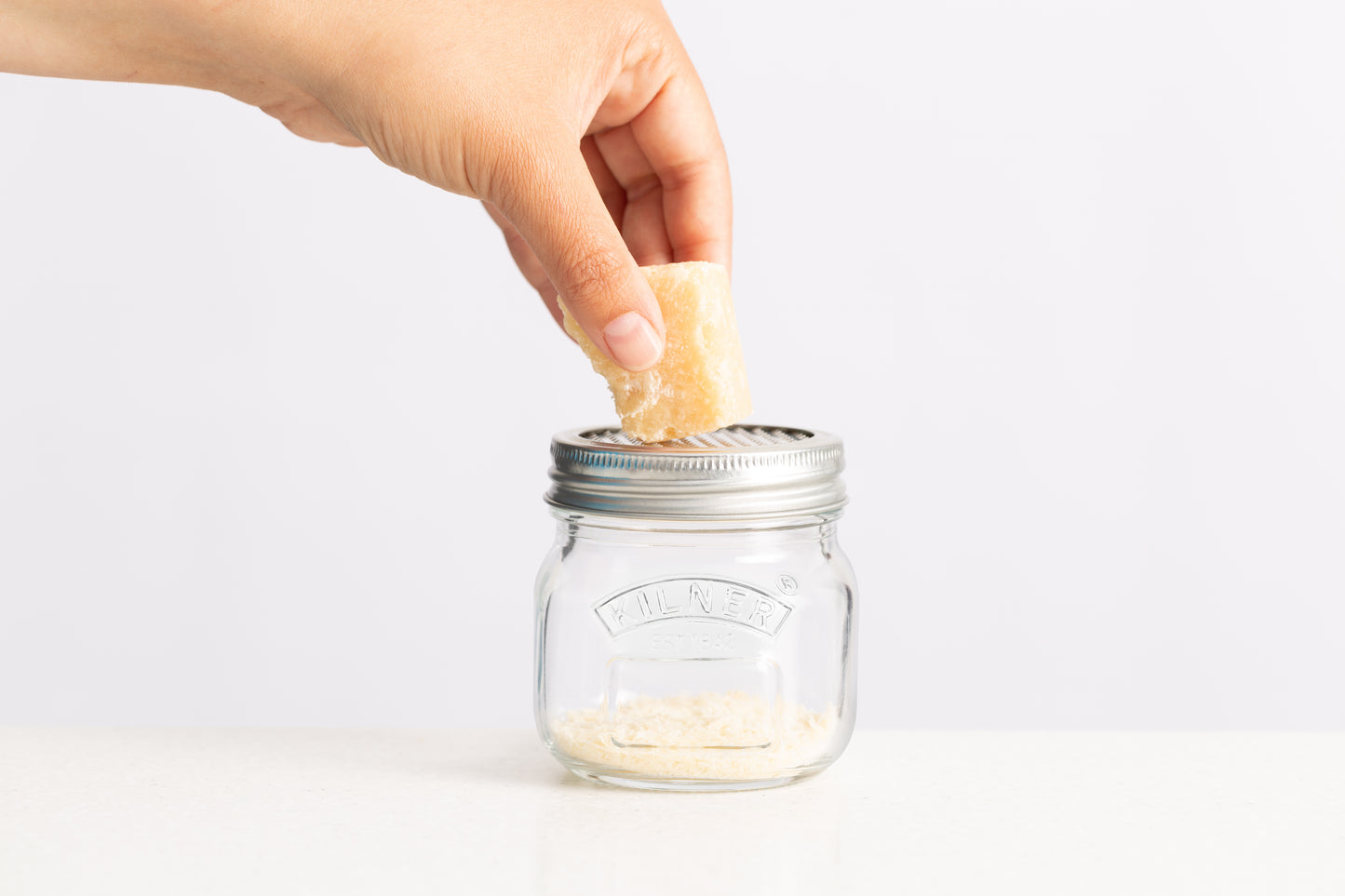 Storage Jar & Fine Grater Lid, 0.25L