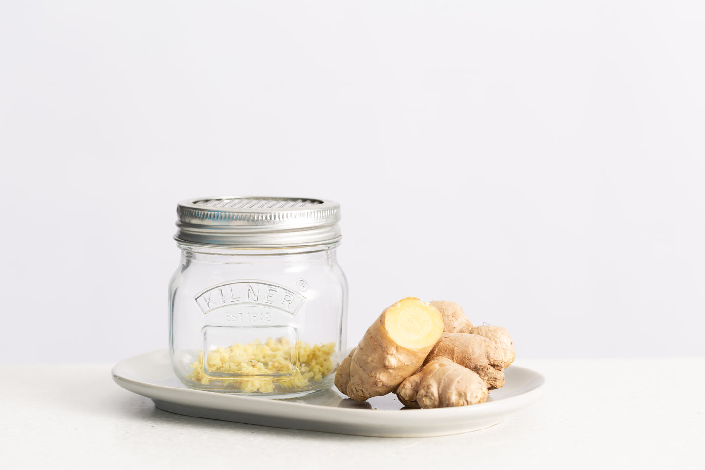 Storage Jar & Fine Grater Lid, 0.25L