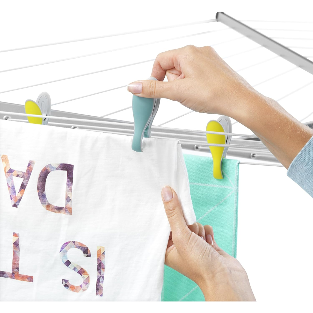 [CLEARANCE - Brabantia] Smart Pegs (Pack of 8) - Yellow/Mint