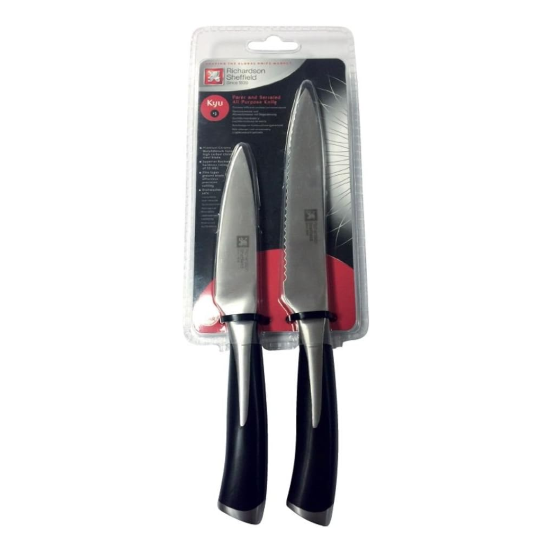 Superb 2-pcs. Kyu Set (Paring / Serrated All Purpose)
