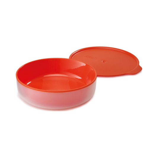 M-Cuisine Cool Touch Microwave Dish - Stone/Orange