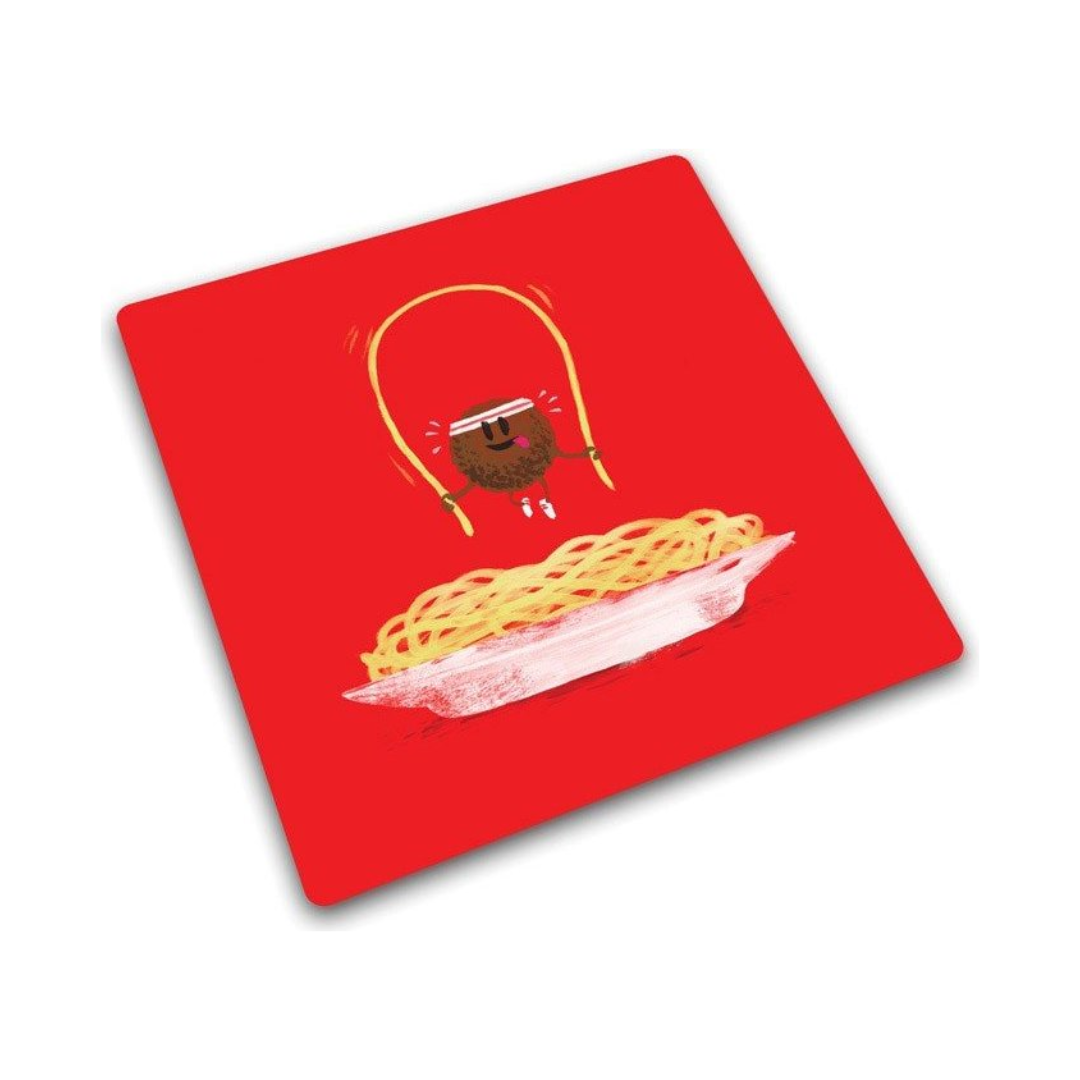 Worktop Saver - Meatball Illustration