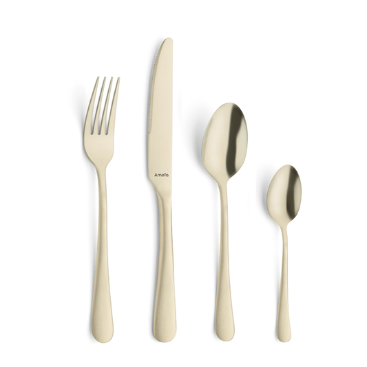 Austin Champagne PVD (8 Pieces Cutlery Set in Window Box)