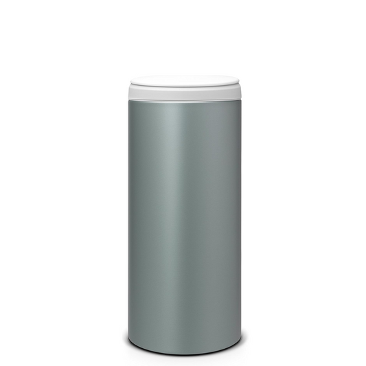 Flipbin 30 Litre - Metallic Mint/Light Grey Lid