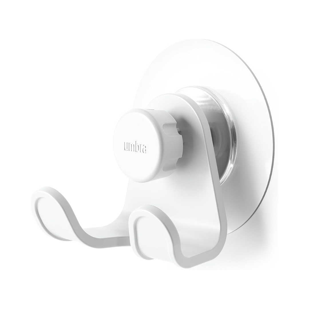 Flex Adhesive Double Hook - White