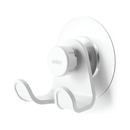 Flex Adhesive Double Hook - White