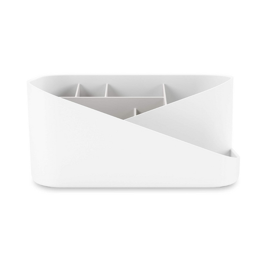 Glam Cosmetic Organizer - White/Grey
