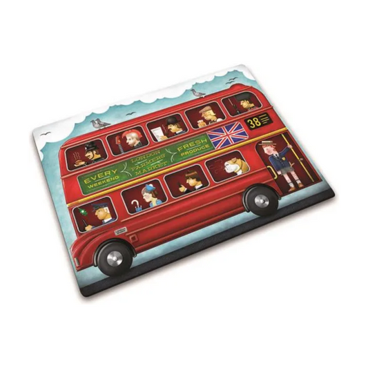 Worktop Saver - London Bus Illustration