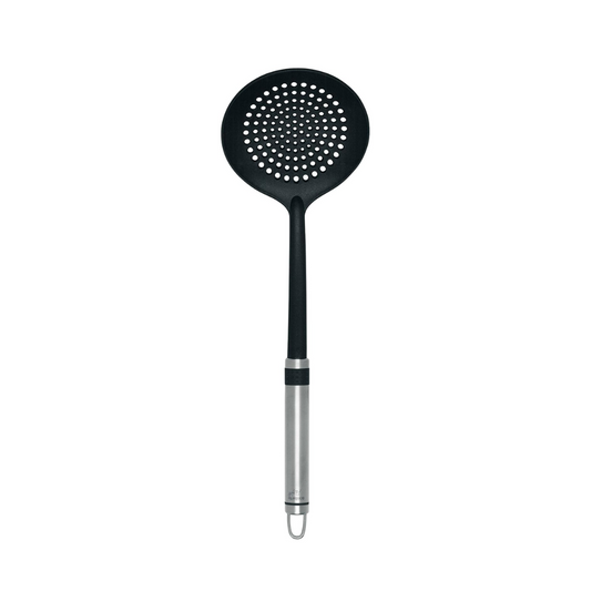 Profile Line Skimmer/Strainer Spoon - Stainless Steel/Black Non-Stick