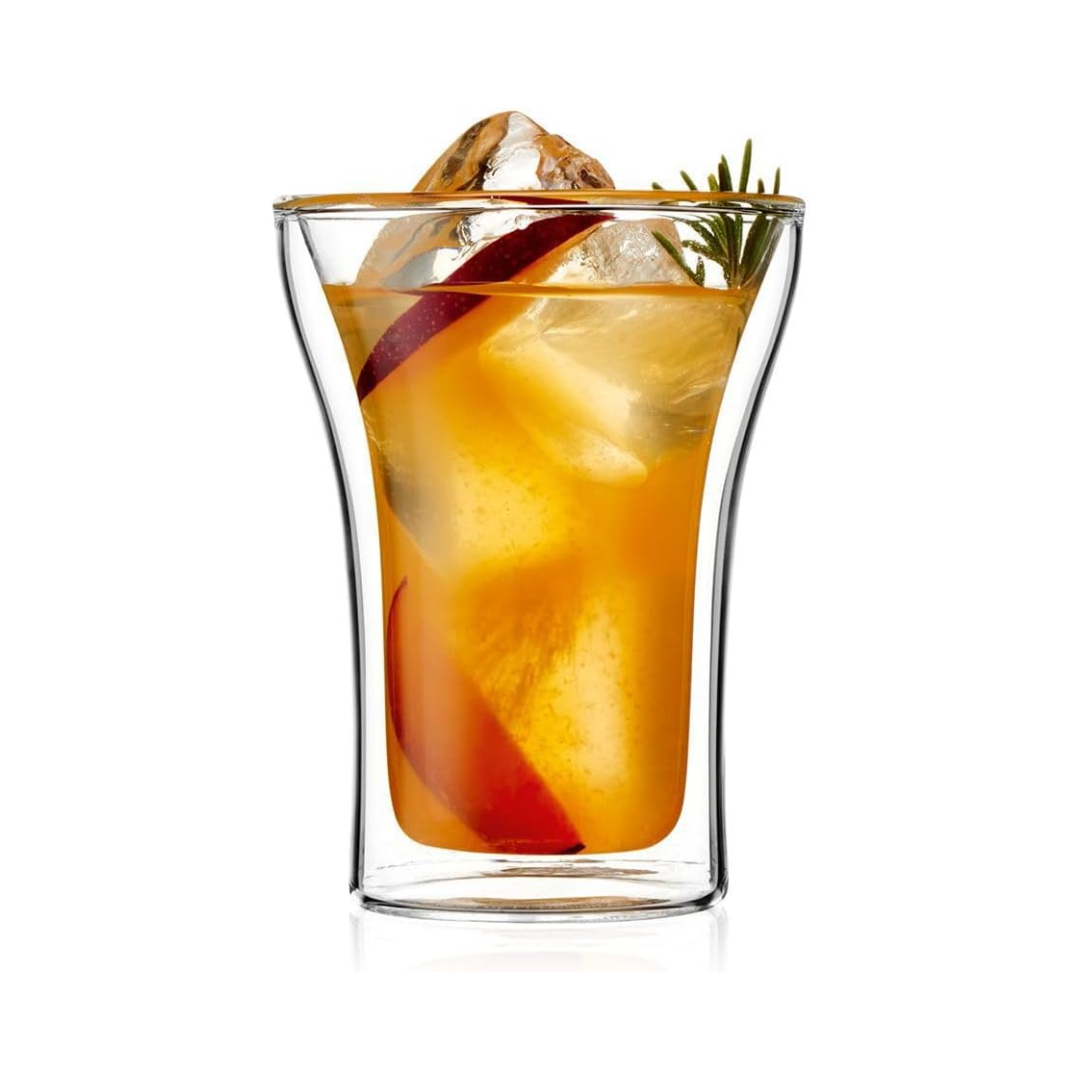 Assam Double Wall Glass Medium (Set of 2), 0.25L/8oz