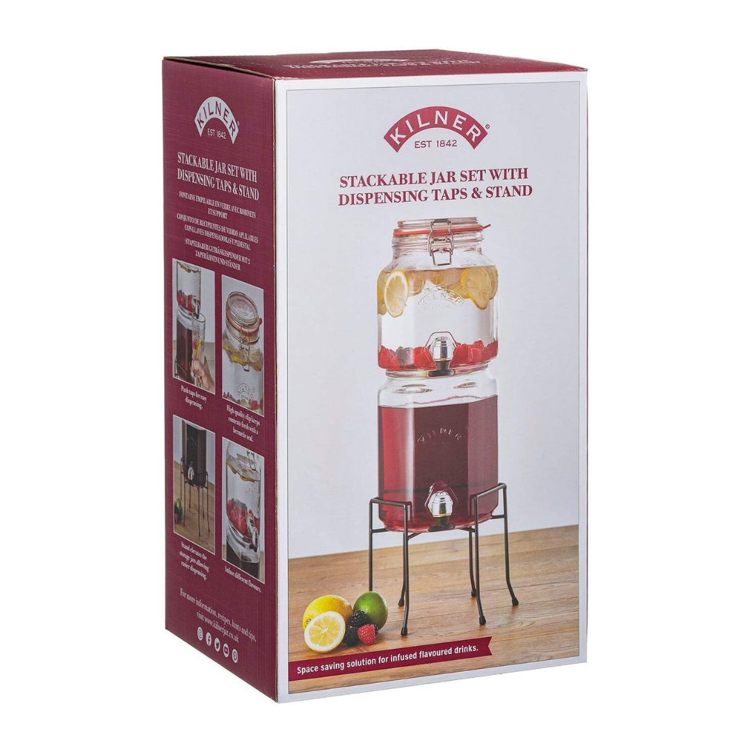 Stackable Drinks Dispenser Set