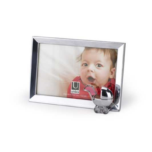 Memoire Baby Frame 4x6" - Chrome