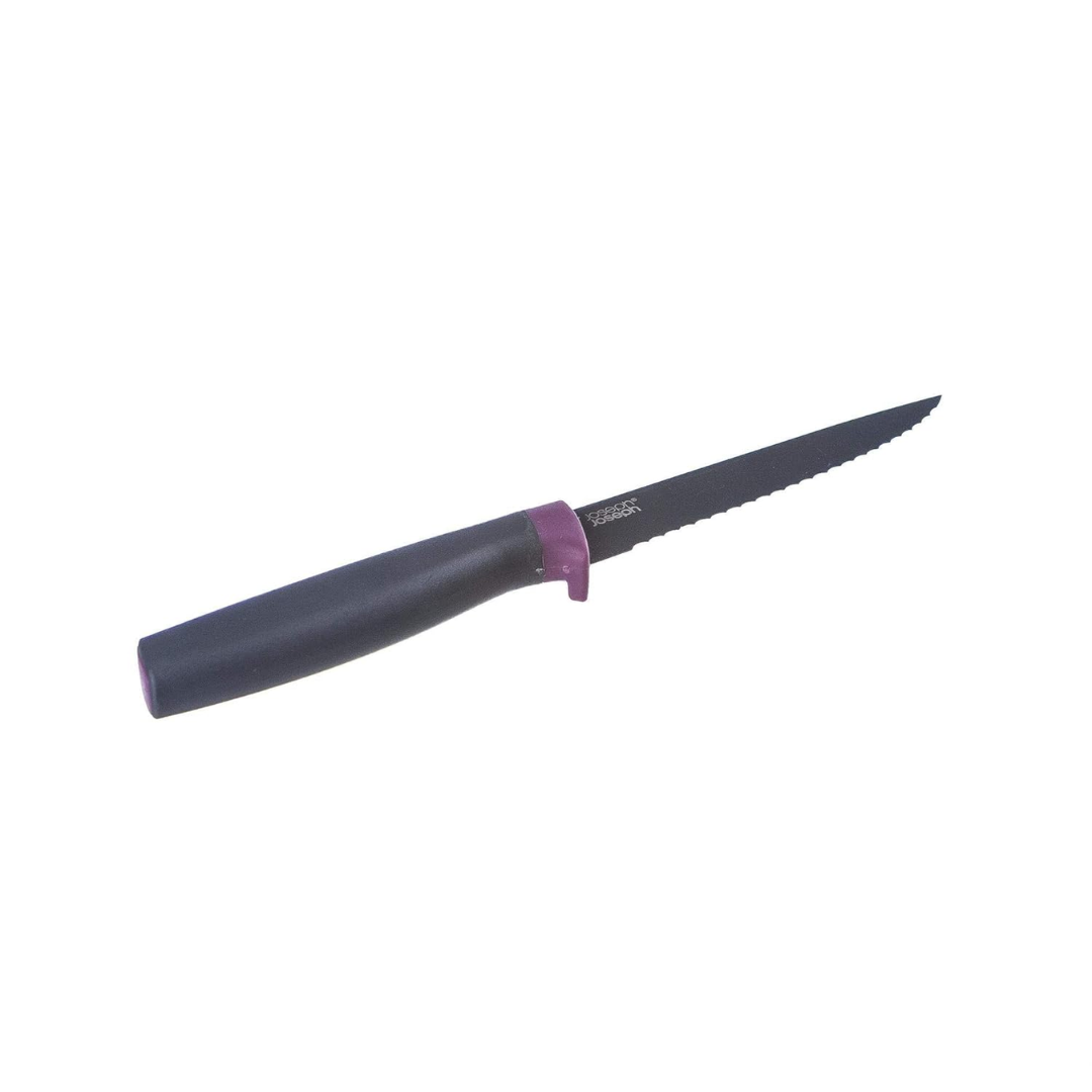 Elevated 5" Serrated Knife - Aubergine