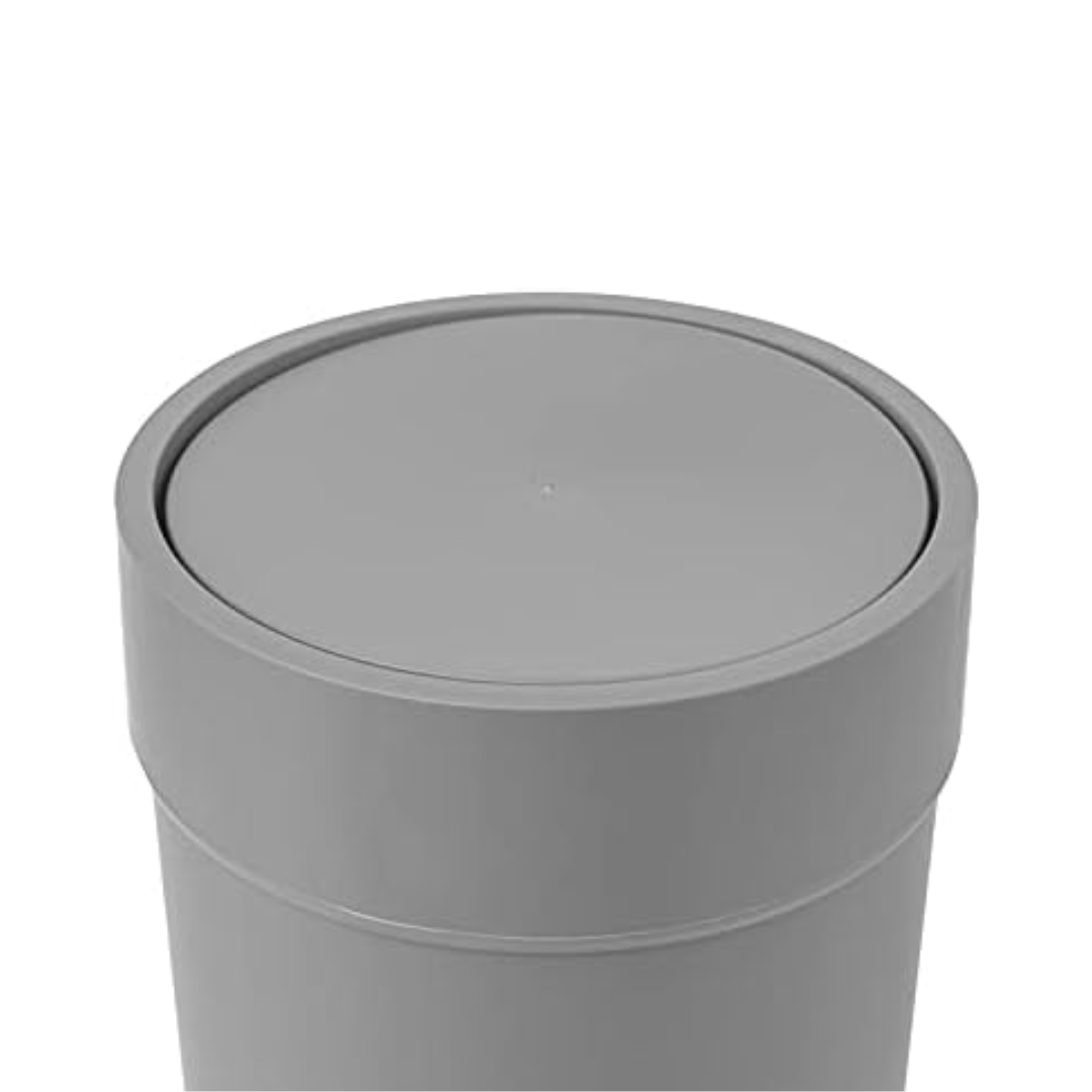 Touch Waste Can (with Lid) - Grey