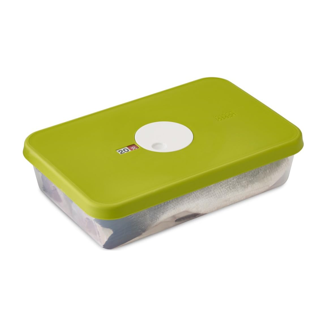 Dial Storage Container with Datable Lid Rectangular - 2.4L