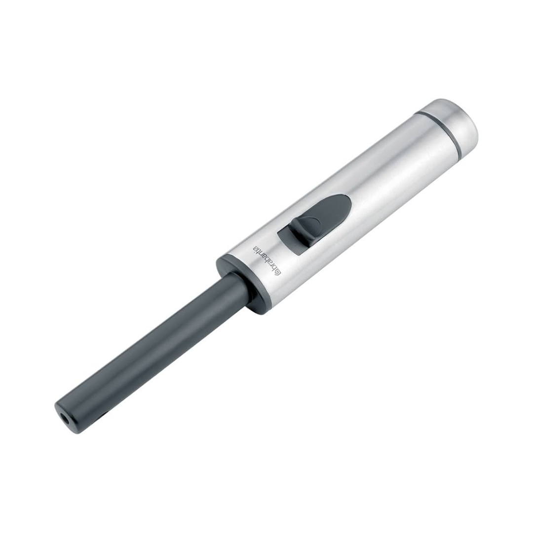 Flame Lighter - Matt Steel/Black