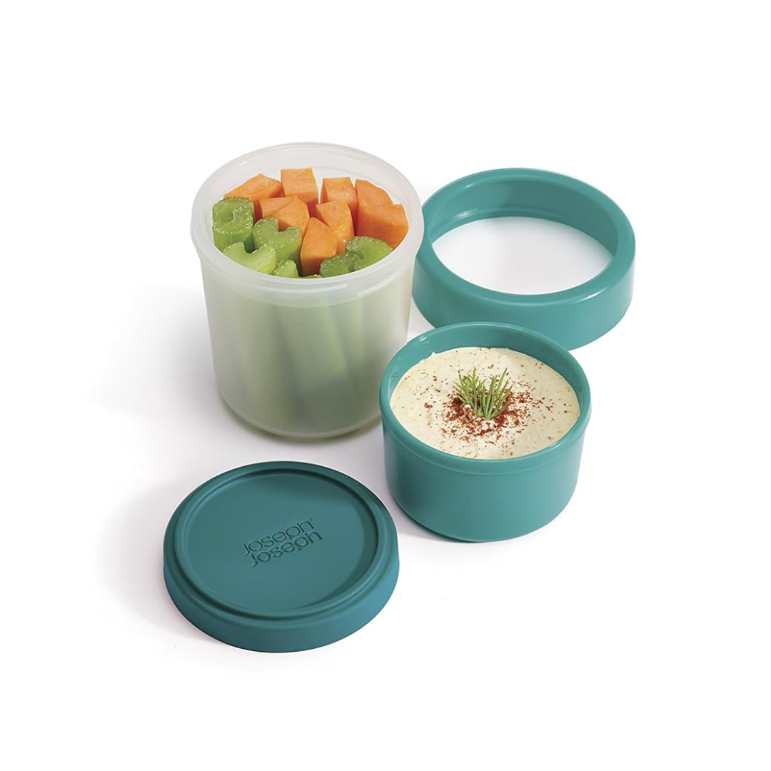 GoEat Space Saving Snack Pot - Teal