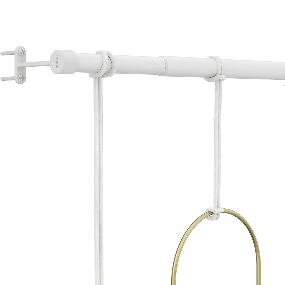 Triflora Hanging Planter (Set of 3) - White/Brass