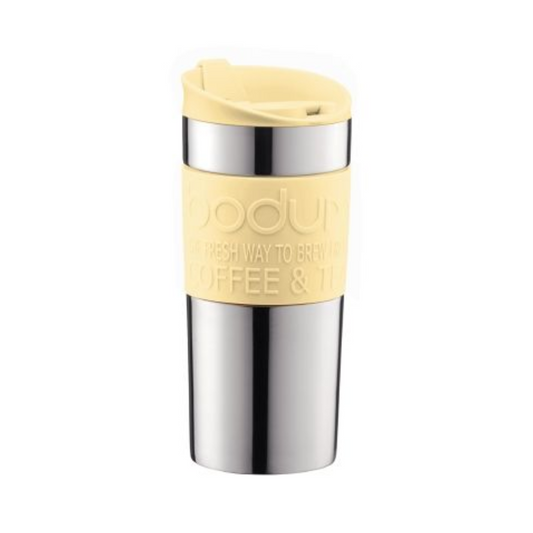 Travel Mug Vacuum Stainless Steel (Small), 0.35L/12oz - Yellow