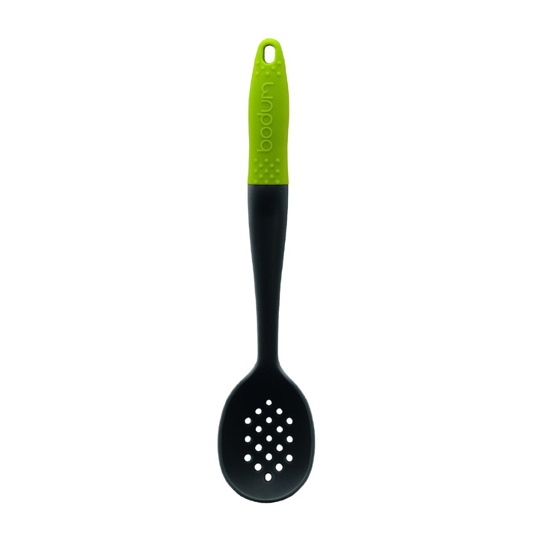 Bistro Slotted Serving Spoon - Lime Green